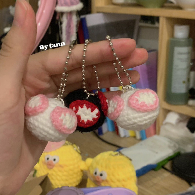 Móc khoá spider-man crochet