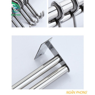 KỆ TREO ĐỒ BẾP INOX 304