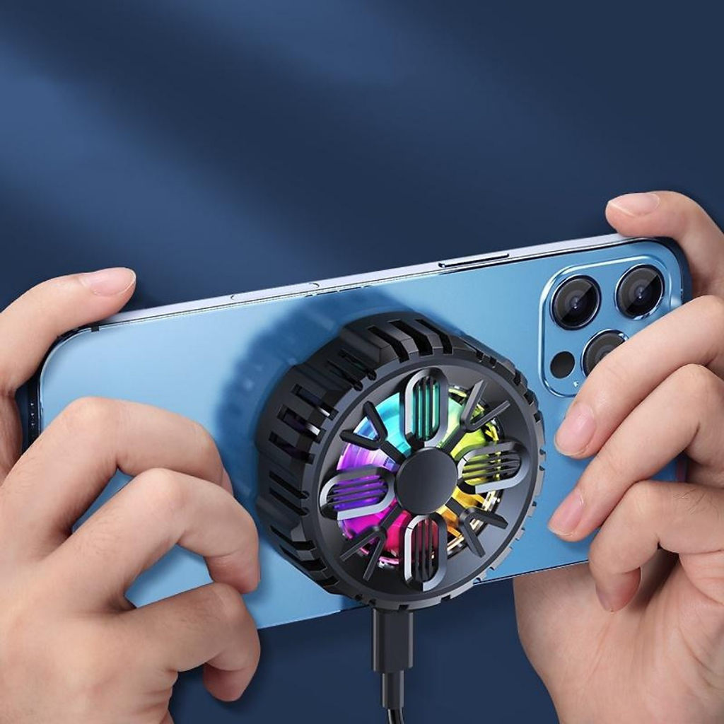 Quạt Tản Nhiệt Dành Cho Điện Thoại, Máy Tính Bảng, Nam Châm Hút L06, Tản Nhiệt Sò Lạnh Siêu Mát