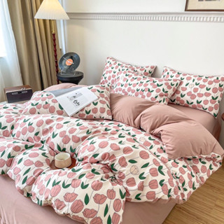 Chăn ga gối Cotton đũi hoa vintage new 2023 SHOP QUỐC BẢO