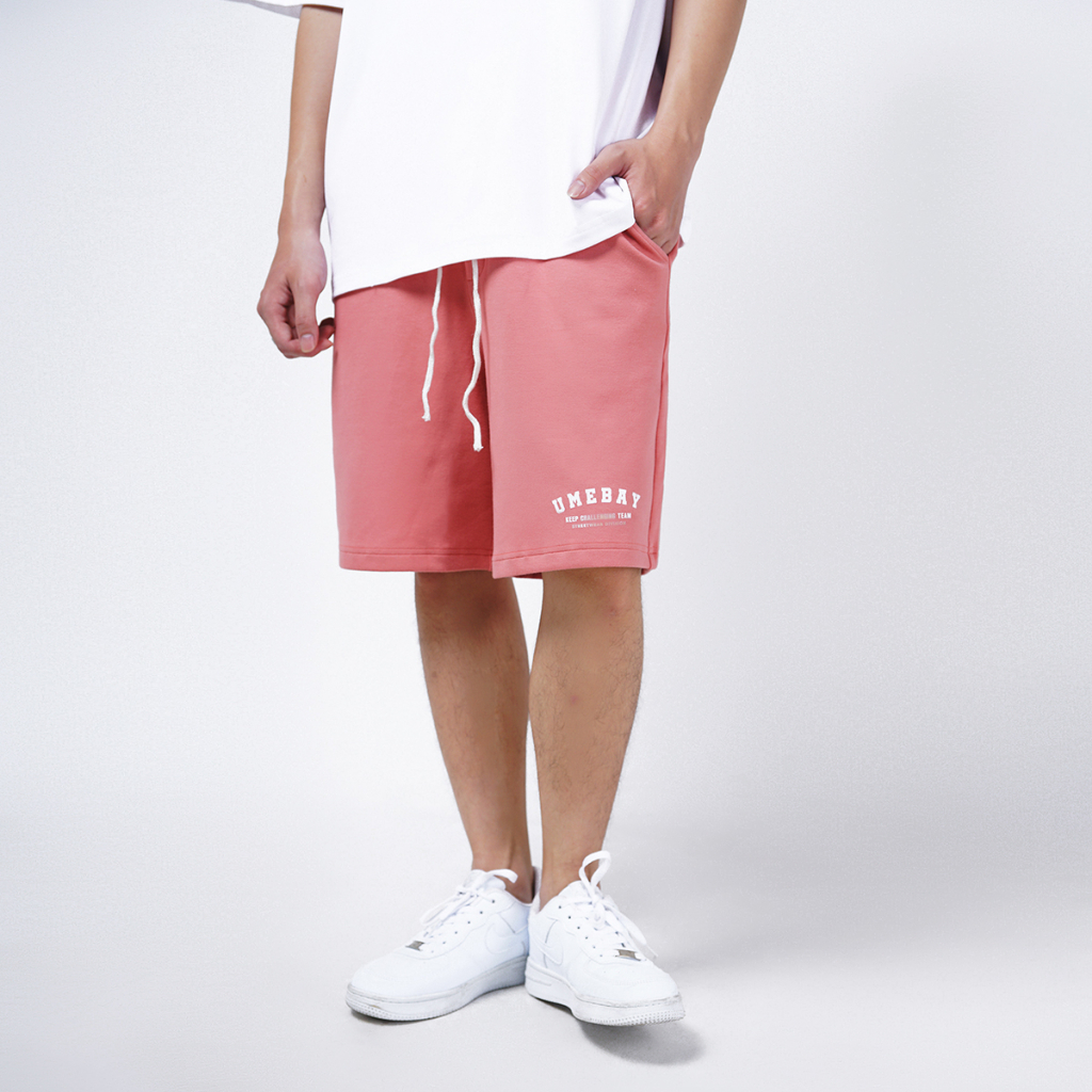 Quần short nam, quần short nữ in Umebay, sooc đùi unisex thể thao oversize streetwear 2023 UMS32U