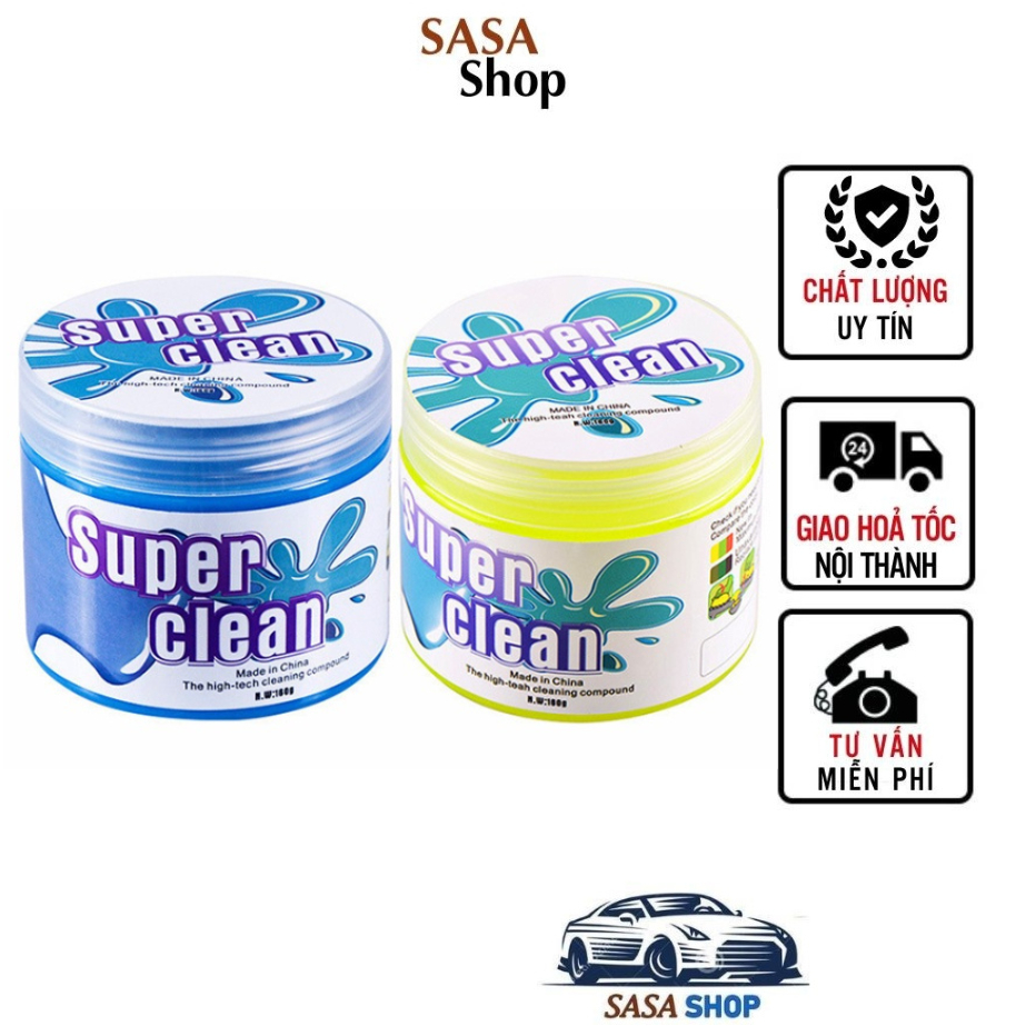 Gel rửa sạch dọn dẹp ô tô, bàn phím, điện thoại, bụi bẩn, laptop tải trọng 80gram