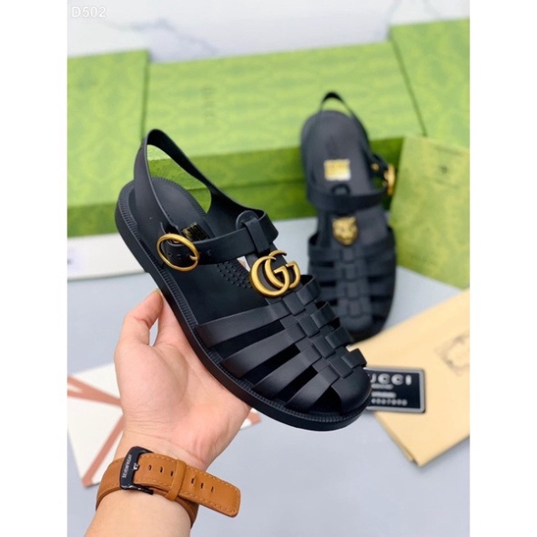 Dép Rọ Nam Nữ G.u.c.c.i . Dép dọ sandal GC Quai Hậu Gc Quai Da Cao Cấp. Full Size 38-43