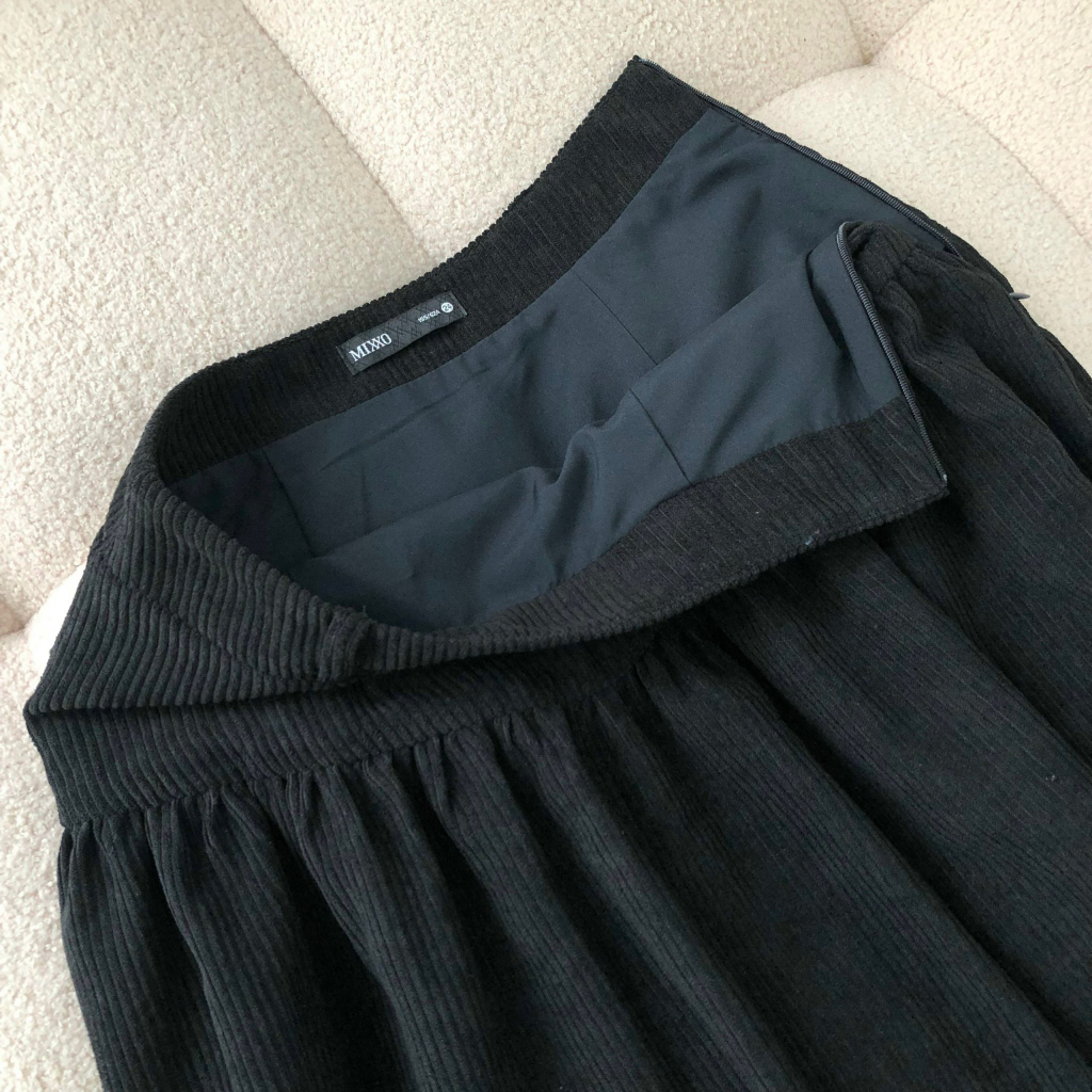 Chân váy nhung dài Mix.xo