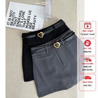 Chân váy kèm belt tim - midistore
