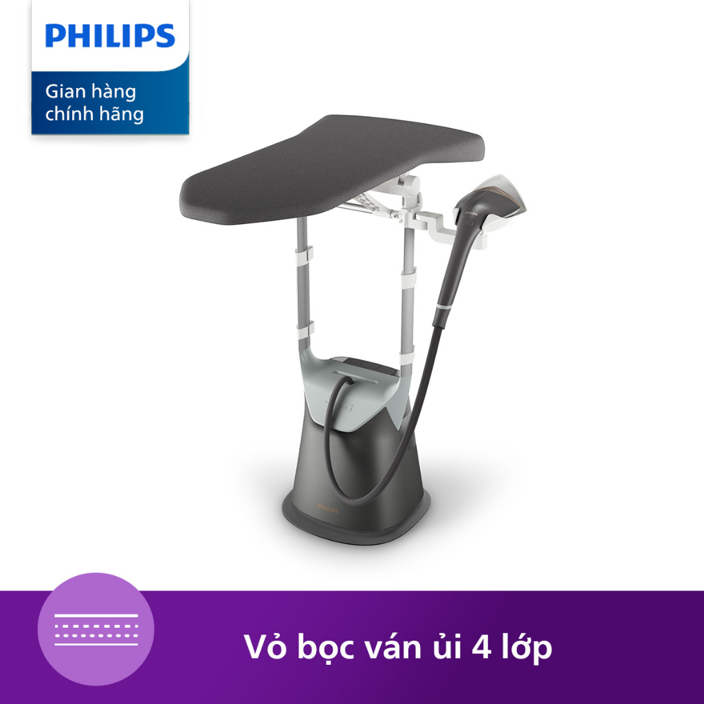 Bàn Ủi Hơi Nước Đứng Cao Cấp Philips GC628/80 2200W - Bảo Hành Chính Hãng 2 Năm