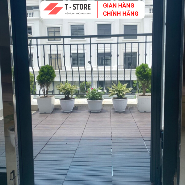 Combo5 - Vỉ Nhựa Lót Sàn Ban Công HDP 30*30*2cm - Loại Chuyên Dụng cho Lót sàn Ban công, bể bơi, sân vườn