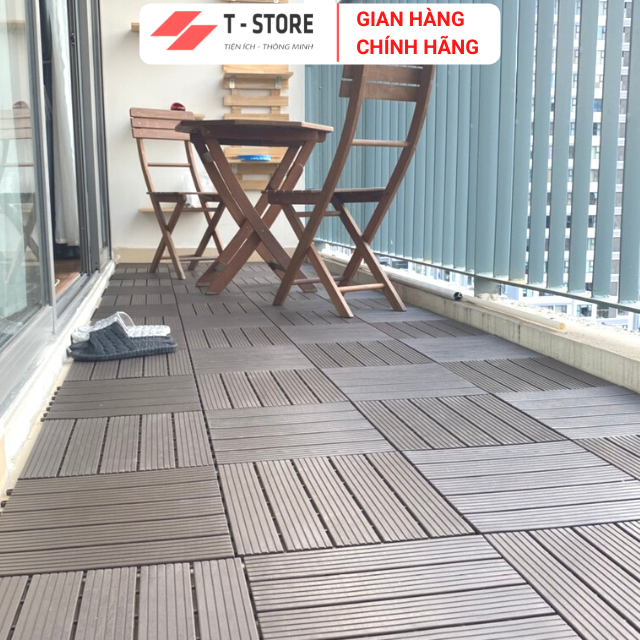 Combo5 - Vỉ Nhựa Lót Sàn Ban Công HDP 30*30*2cm - Loại Chuyên Dụng cho Lót sàn Ban công, bể bơi, sân vườn