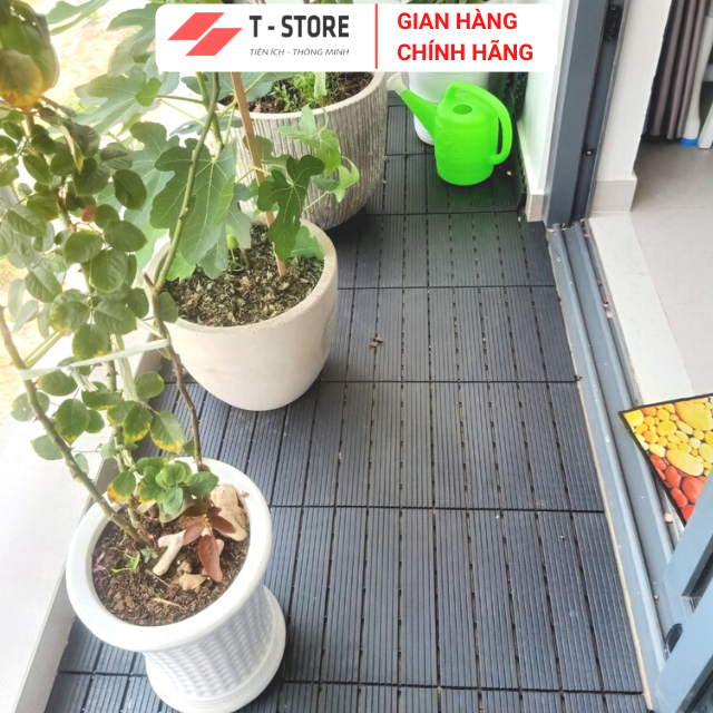Combo5 - Vỉ Nhựa Lót Sàn Ban Công HDP 30*30*2cm - Loại Chuyên Dụng cho Lót sàn Ban công, bể bơi, sân vườn