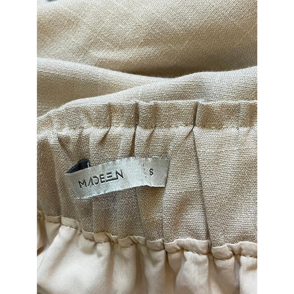 Pass Chân Váy Ngắn cạp chun chất đũi thoáng mát của Madelen