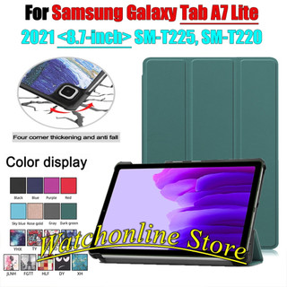 Bao da Samsung Galaxy Tab A7 Lite SM - T220 / T225 Tab A7 T500 T505  nắp nam châm đóng mở tự động