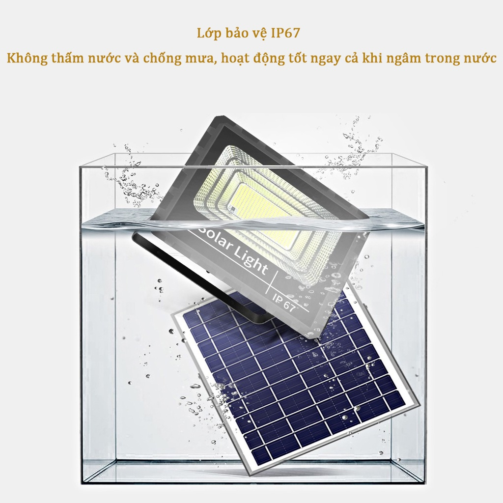 Đèn Năng Lượng Mặt Trời Thương Hiệu 500w 300w Đèn Chống Loá Năng Lượng Mặt Trời IP67 SP41233236