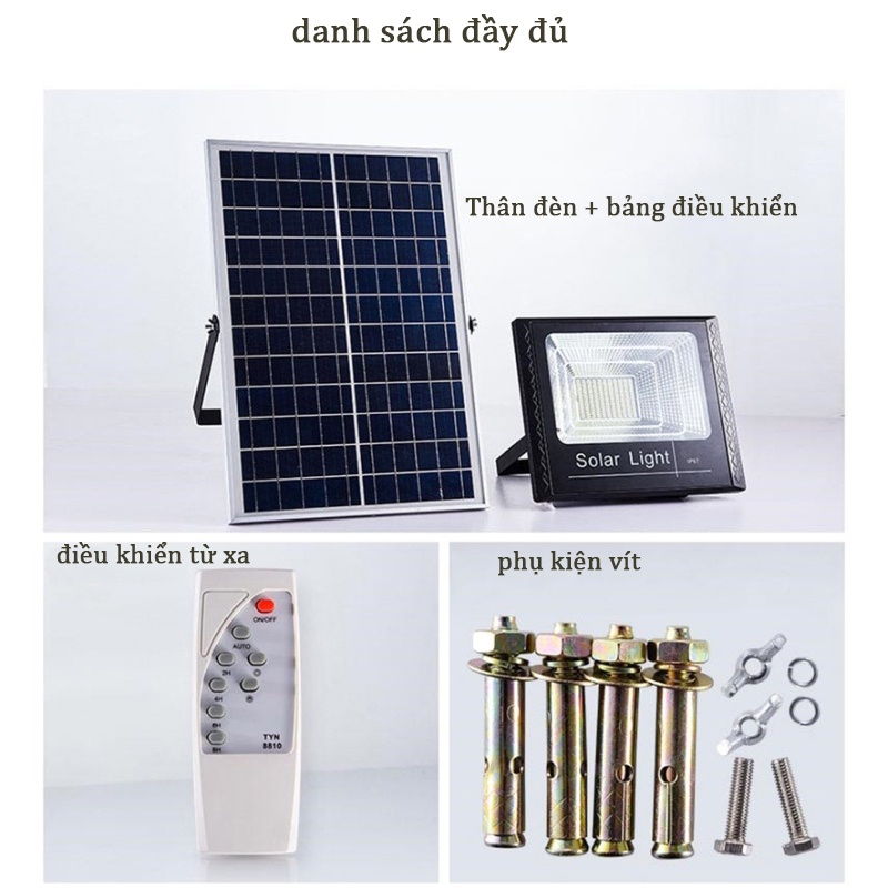 Đèn Năng Lượng Mặt Trời Thương Hiệu 500w 300w Đèn Chống Loá Năng Lượng Mặt Trời IP67 SP41233236