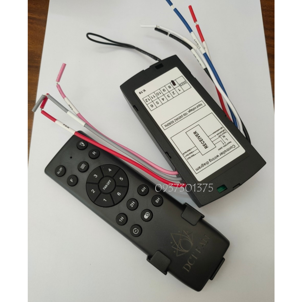 Bộ điều khiển quạt trần DC 6 số