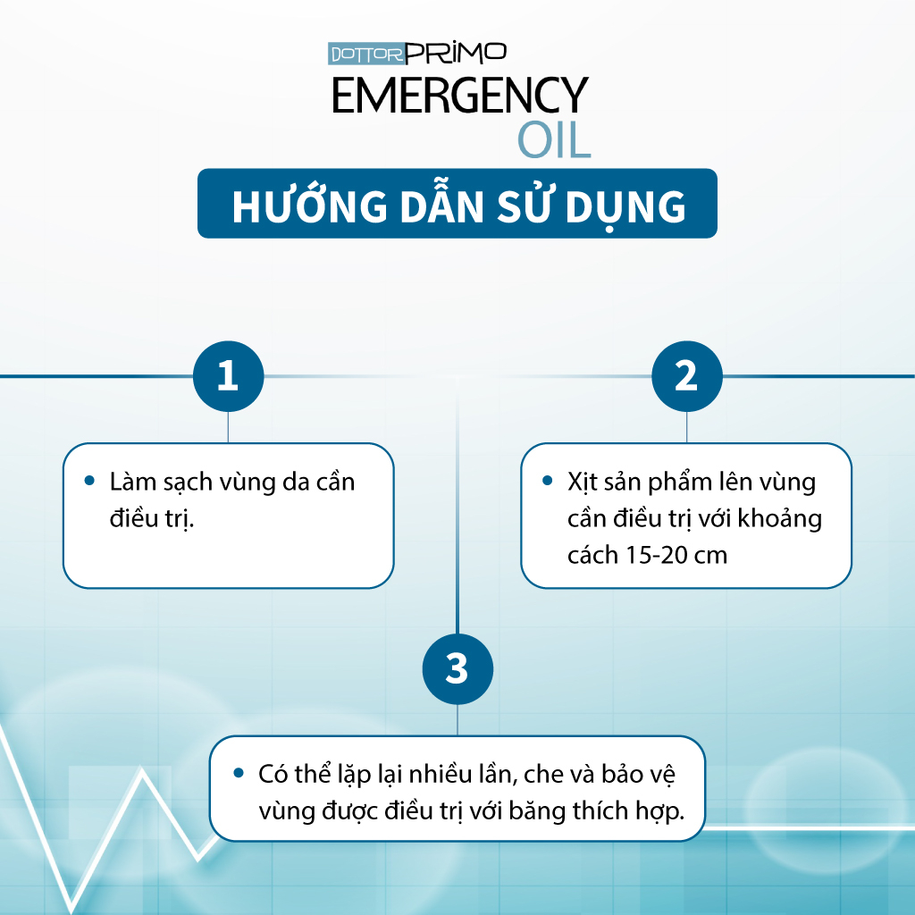 Dầu Xịt Vết Thương DottorPrimo Emergency Oil (Chai 30ml)