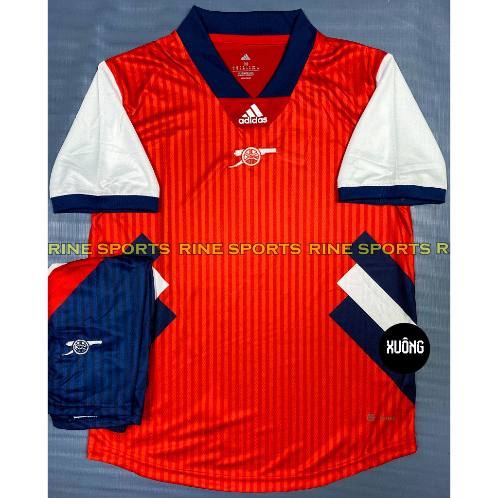 Bộ áo bóng đá arsenal training đỏ có túi hàng thailand cao cấp mùa giải 2023 - 2024