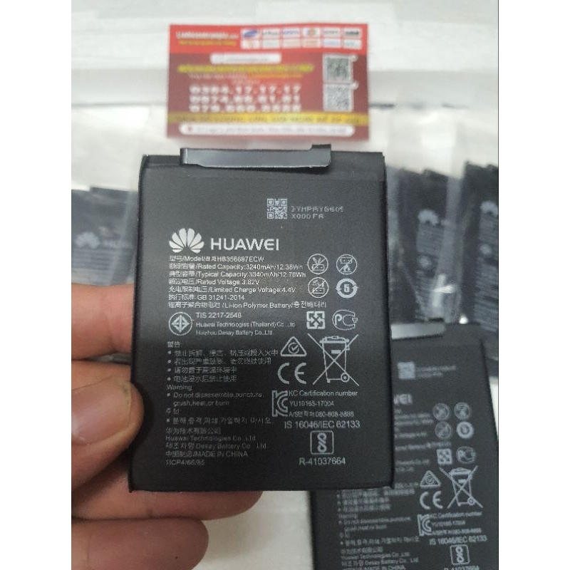 Pin huawei 2i /3i/RNE L22/Y9 2020/Y9PRIME/Honol 9x/honol 7x/Nova 2plus/HB356687 ECW