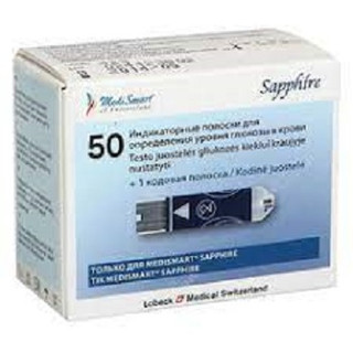 Que thử đường huyết medismart sapphire