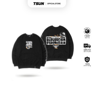 Áo sweater tsun 8 ball - đen - - in