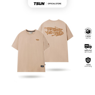 Áo thun tsun logo - tan - [unisex