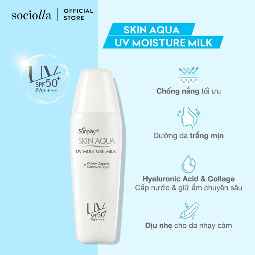 Sữa Chống Nắng Dưỡng Ẩm Sunplay Skin Aqua UV Moisture