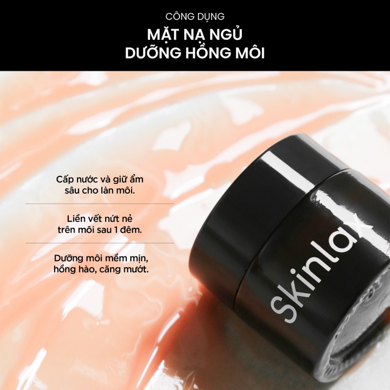 Mặt Nạ Ngủ Dưỡng Hồng Môi Skinlax 10g