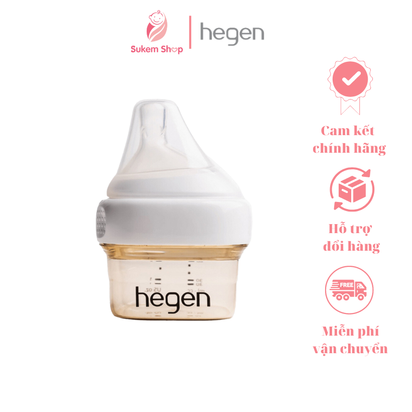 Bình Sữa Cao Cấp PPSU Hegen 60ml (0-1M)