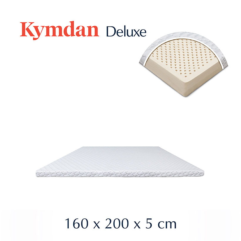 Nệm cao su thiên nhiên Kymdan Deluxe 160 x 200 x 05cm SFM