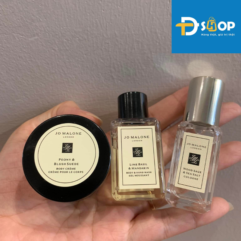 Set 3 Món Jo Malone Nước Hoa/ Gel Tay và Body / Body Creme Mini Size