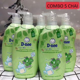 Nước rửa bình sữa Dnee dạng chai 600ml
