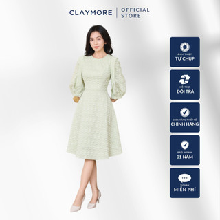 Váy Đầm Xốp Hoa Xanh CLAYMORE Mã CDA2S3C05930