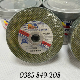 Lưỡi cắt- đá cắt sắt cá heo phi 107 mm usaton xanh