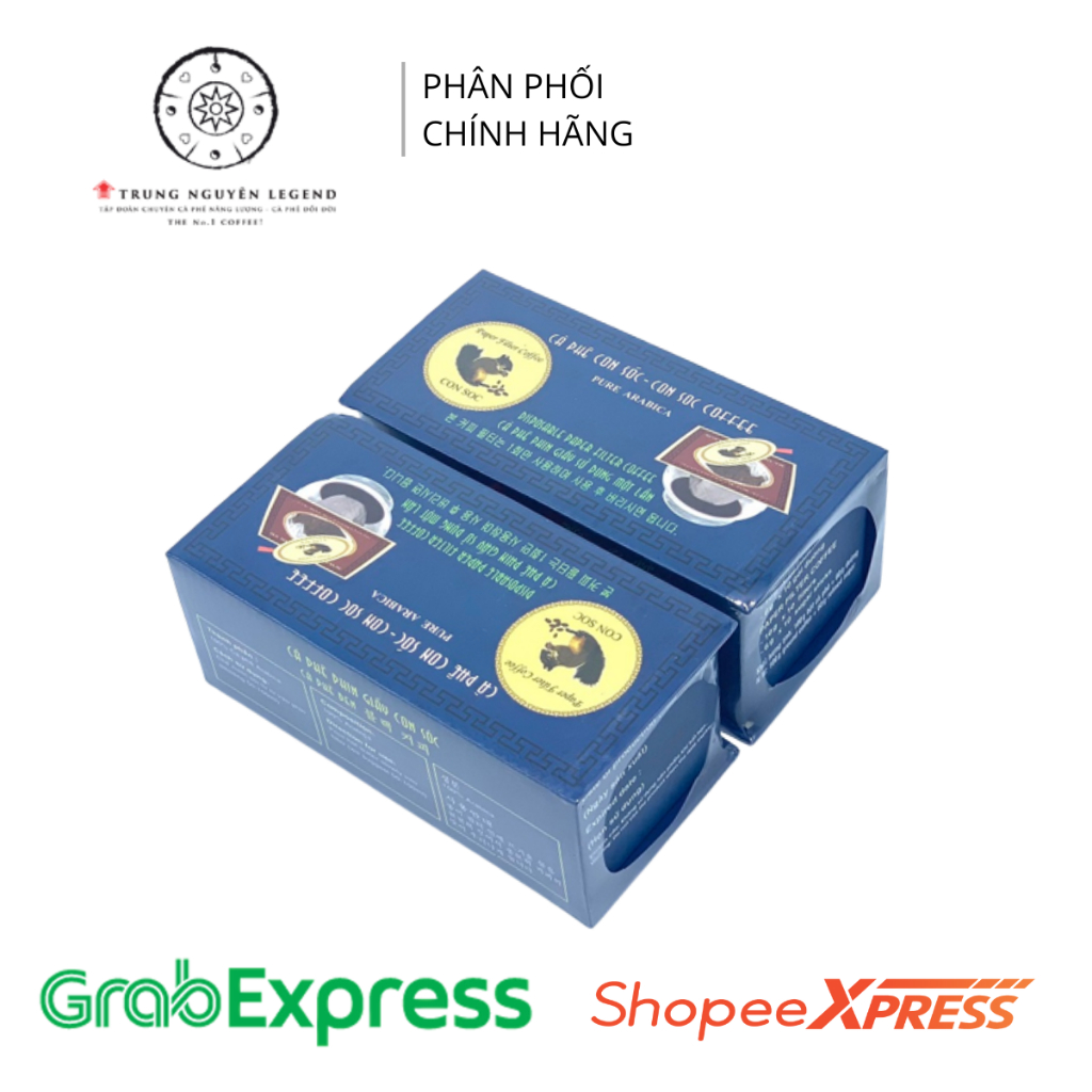 CÀ PHÊ CON SÓC PHIN LỌC XANH (HỘP XANH)