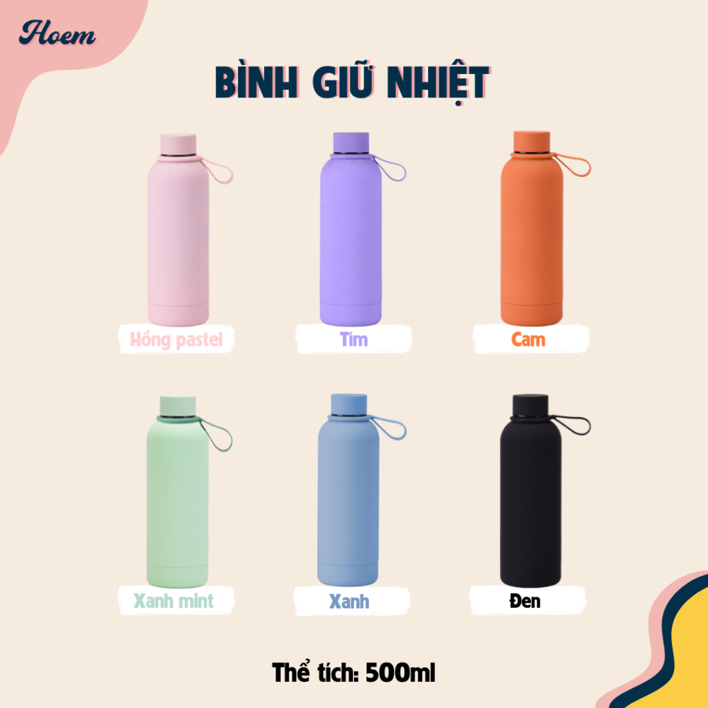 Mẫu Chữ Cong - Ly Nước kèm Ống Hút/ Bình Nước Giữ Nhiệt Custom Tên