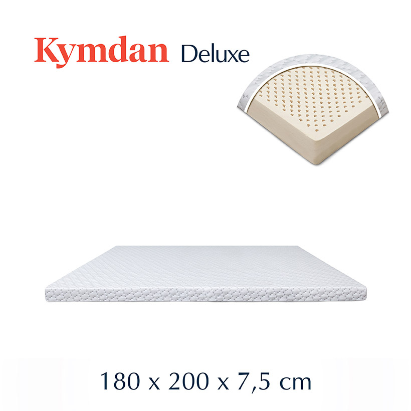 Nệm cao su thiên nhiên Kymdan Deluxe 180 x 200 x 7,5cm SFM