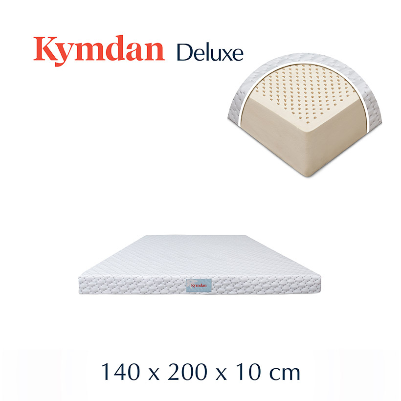 Nệm cao su thiên nhiên Kymdan Deluxe 140 x 200 x 10cm SFM