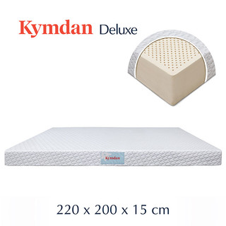 Nệm cao su thiên nhiên kymdan deluxe 220 x 200 x 15cm sfm