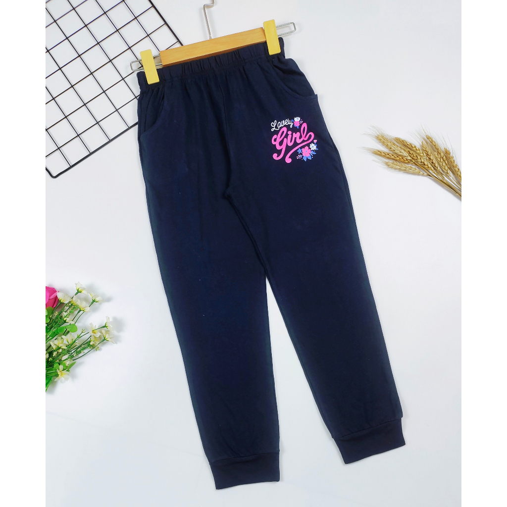 Quần dài thun bé gái size đại 23-55kg