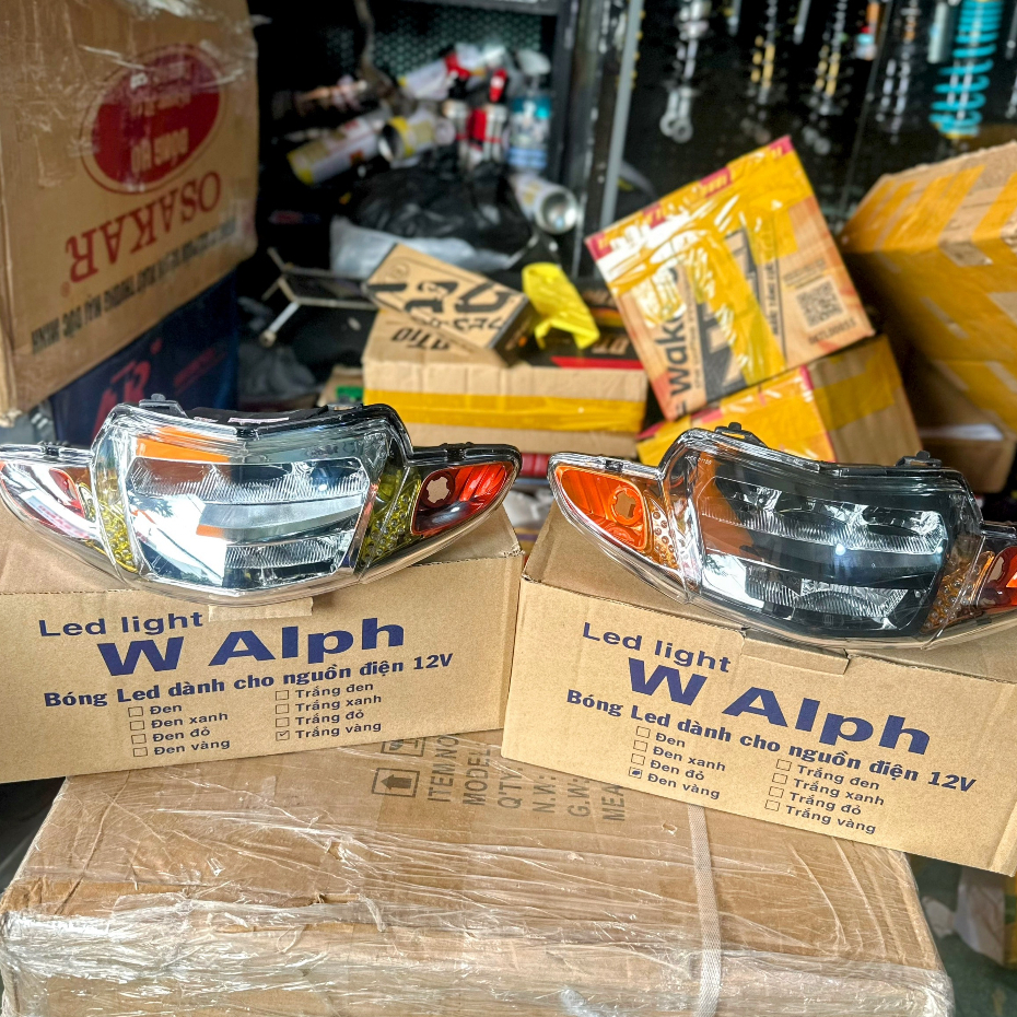 Pha đèn 2 tầng Wave anpha ZX Light Chính Hãng