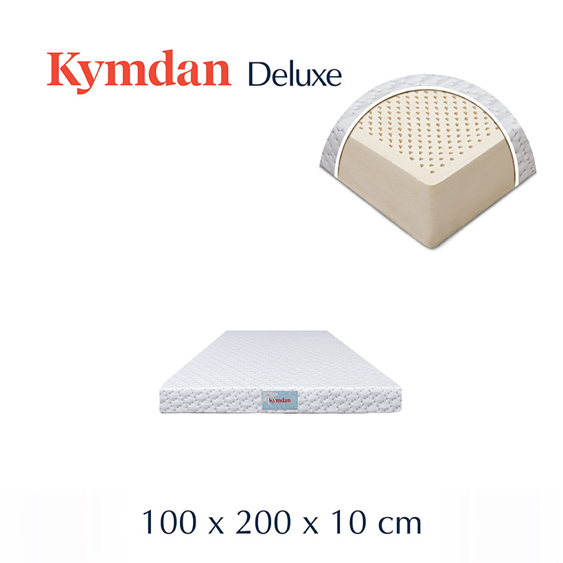 Nệm cao su thiên nhiên Kymdan Deluxe 100 x 200 x 10cm SFM