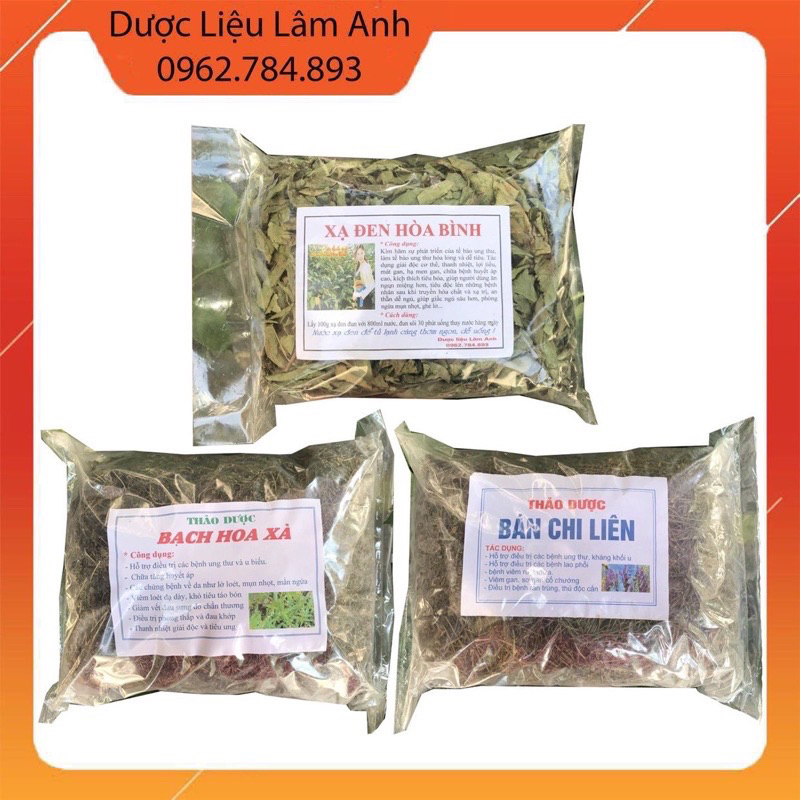 Cao Xạ đen-Bán chi liên-Bạch hoa xà  tiêu u hạch