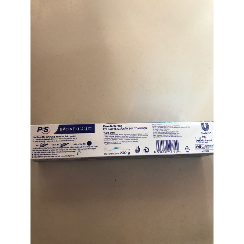 Kem đánh răng P/s bảo vệ 123 230g