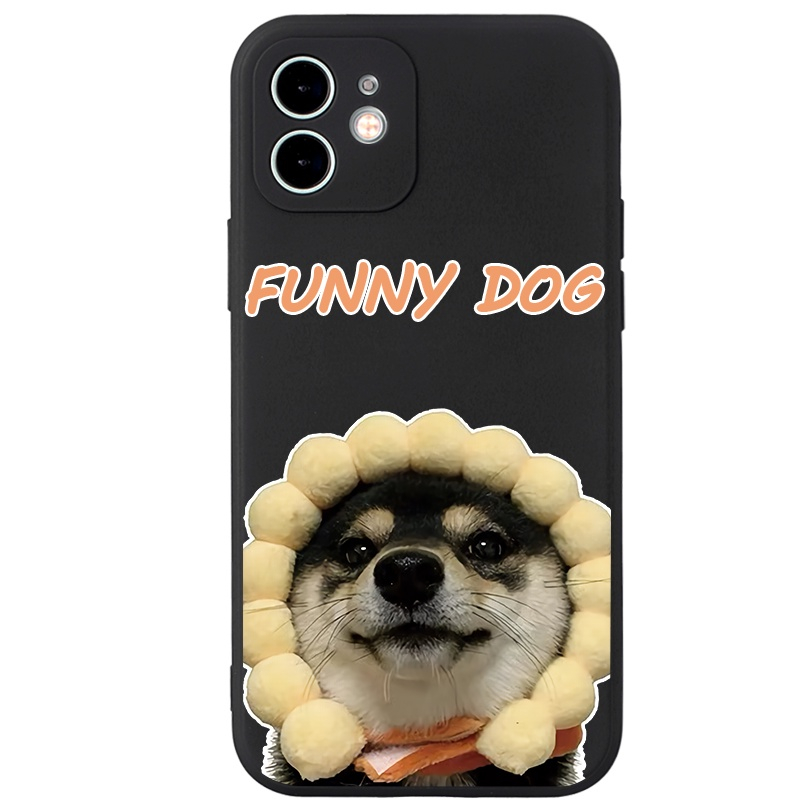 Ốp lưng iphone hình Mèo cún đội mũ dẻo case 14plus 14 pro max 13 12 promax 11 mini 6 6s 7 8 plus x xr xs Se e2308