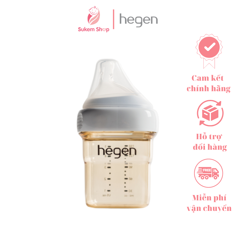 Bình Sữa Cao Cấp PPSU Hegen 150ml (1-3M)