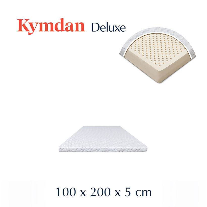 Nệm cao su thiên nhiên Kymdan Deluxe 100 x 200 x 05cm SFM