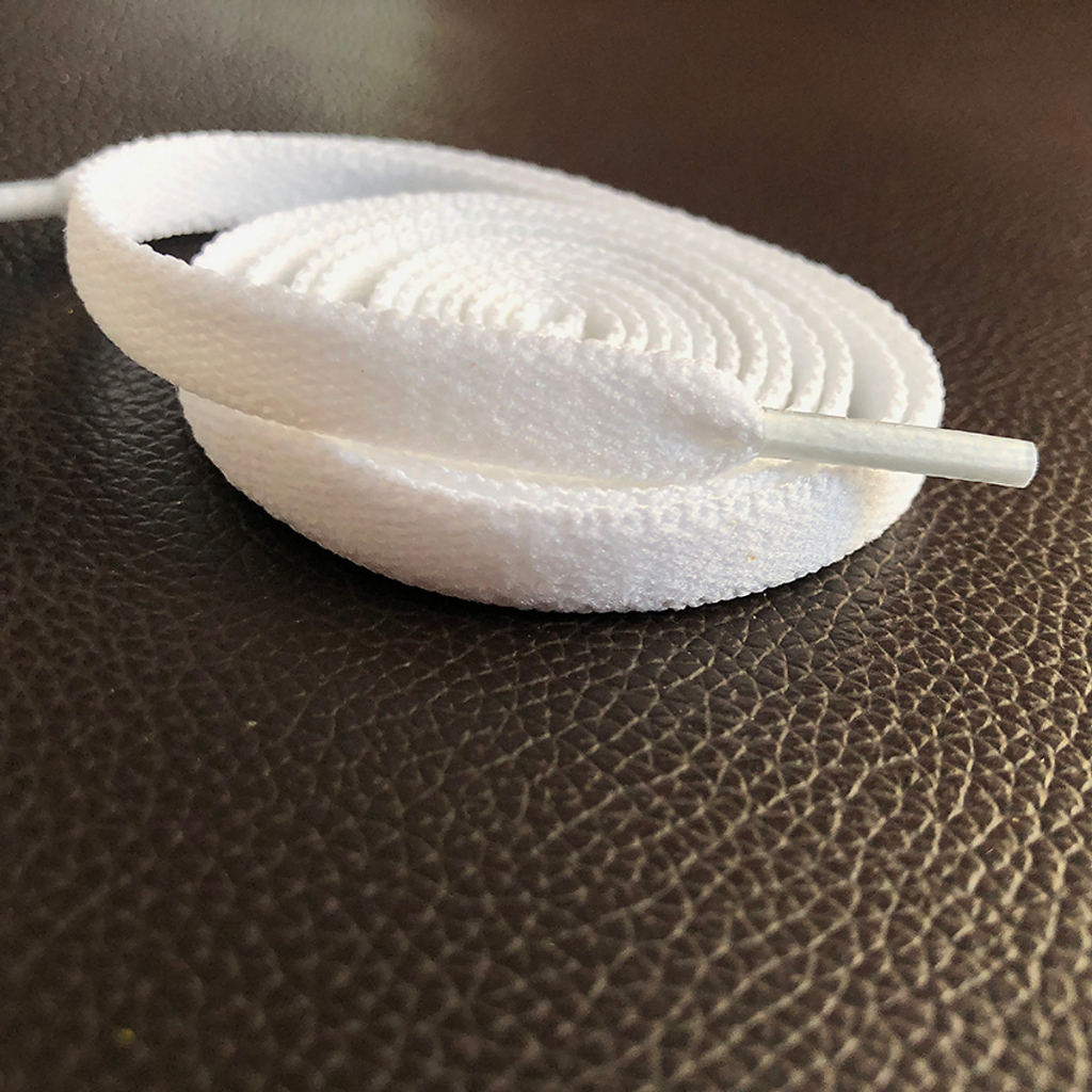 Dây Giày Sneaker Buộc Dây Thể Thao Dây Dẹt Dài 1,2m Màu Đen, Trắng