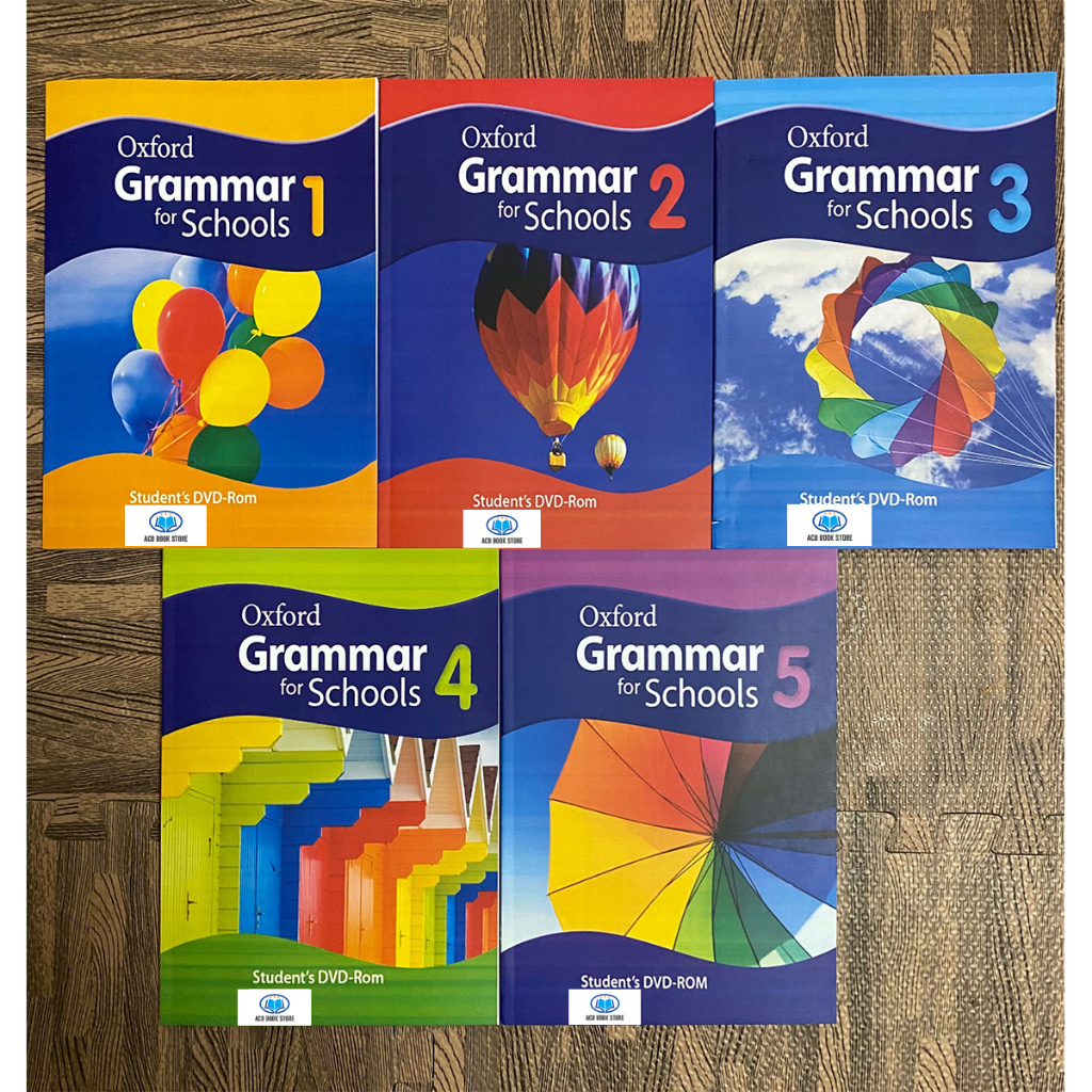 Oxford Grammar for School 1,2,3 4 5  bản A4 laser đẹp