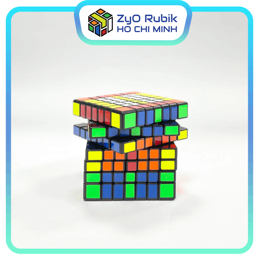 Rubik 7x7 Qiyi Qixing Sticker - Rubik 7 Tầng - Đồ Chơi Phát Triển Trí Tuệ - Zyo Rubik Hồ Chí Minh