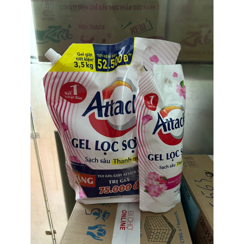 Gel giặt Attack 2,5kg