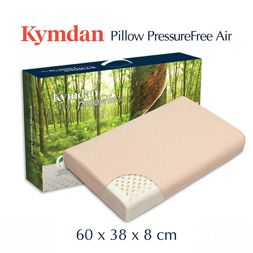 Gối cao su thiên nhiên Kymdan Pillow PressureFree Air